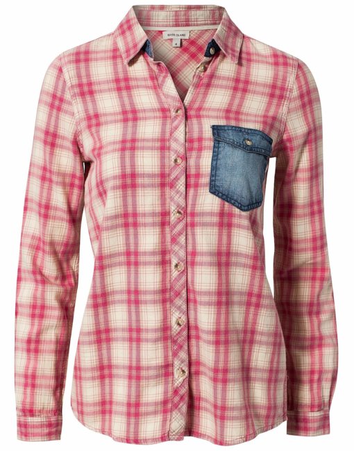 Pink Check Shirt Pink Check Shirt
